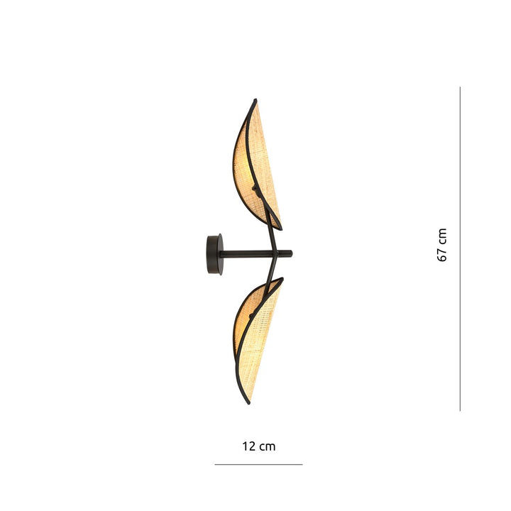 VENE K2 BLACK/RATTAN