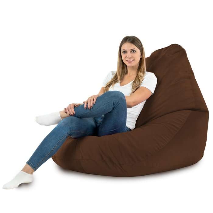 Drop XXL Highback Bean Bag Chair - Soft Velvet