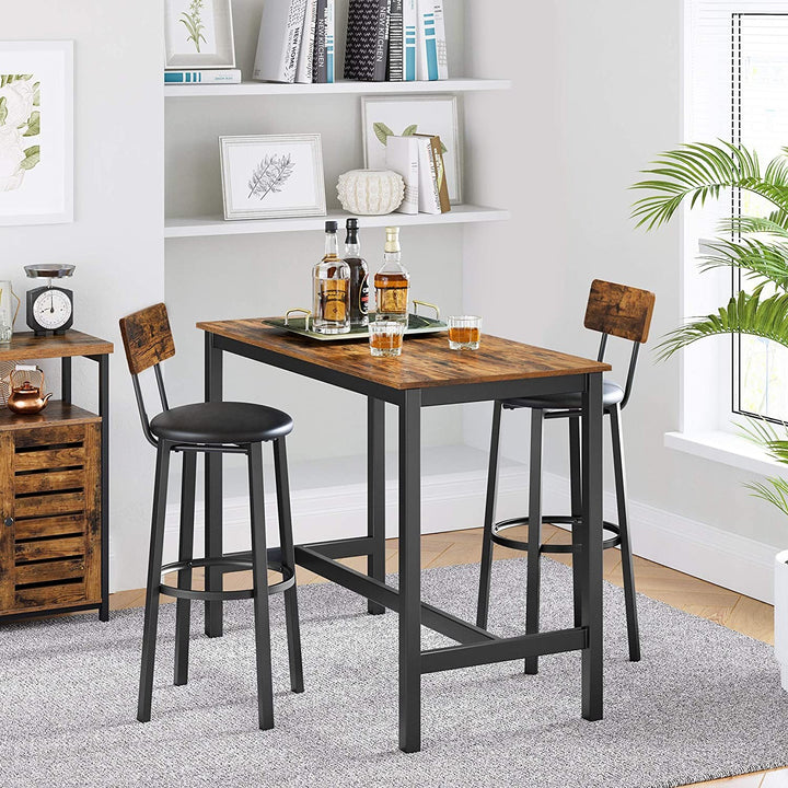 OSKAR barstole – rustikt design med komfort og stabilitet 2 stk.