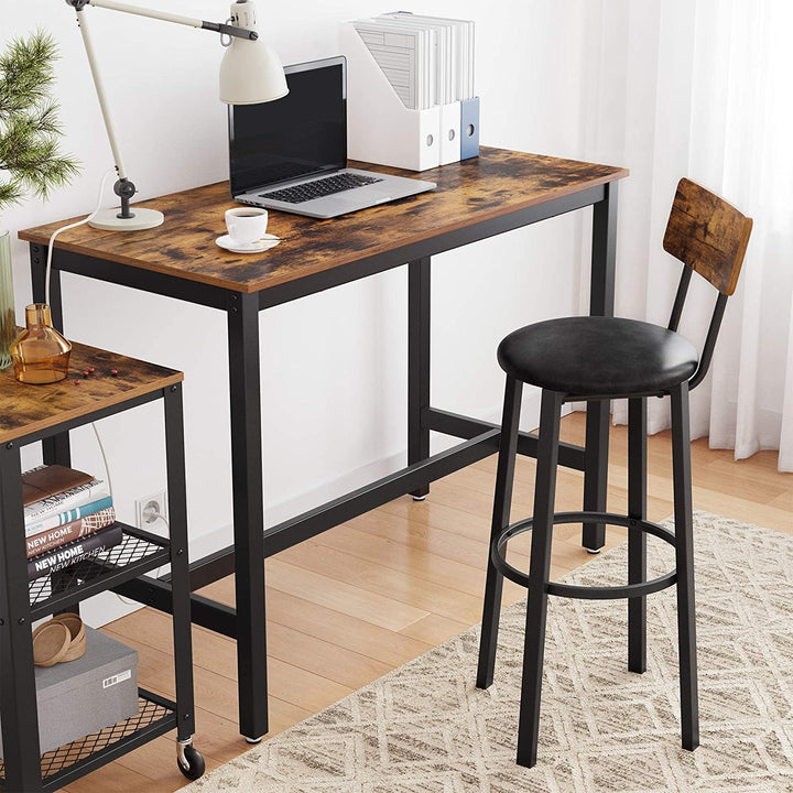 OSKAR barstole – rustikt design med komfort og stabilitet 2 stk.