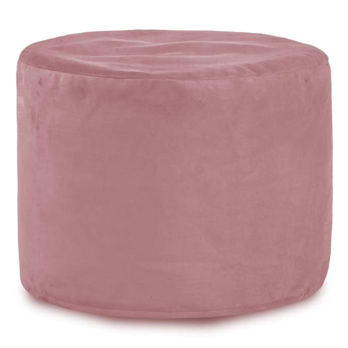 Round Cylinder Pouffe - Soft Velvet