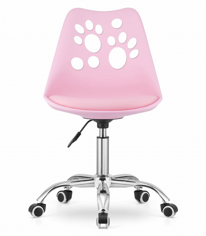 OSKAR PRINT kontorstol – ergonomisk komfort i moderne pink