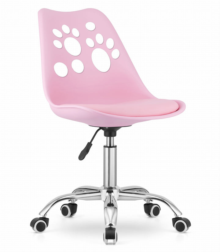 OSKAR PRINT kontorstol – ergonomisk komfort i moderne pink