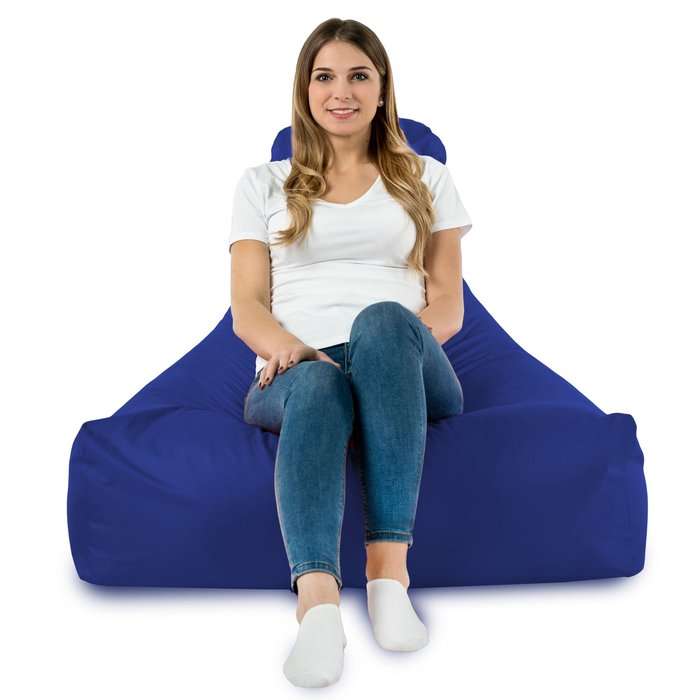 Bali Bean Bag Chair with Backrest - Outdoor Pro Waterproof
