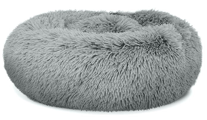 Plys seng S 40cm - lysegrå