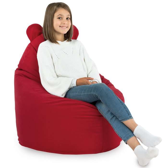 Teddy Kids Bean Bag Chair - Soft Velvet