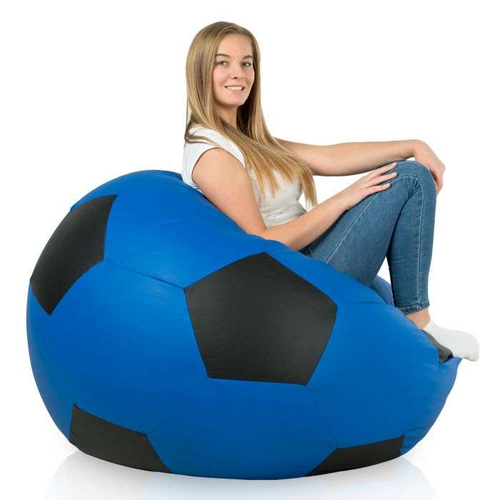 Giant Football Bean Bag Chair XXL - Faux Leather