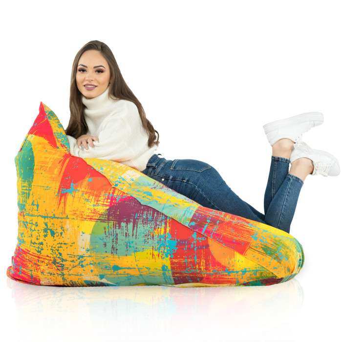 Bermuda XL Floor Seat Bean bag - Premium Printed Fabric