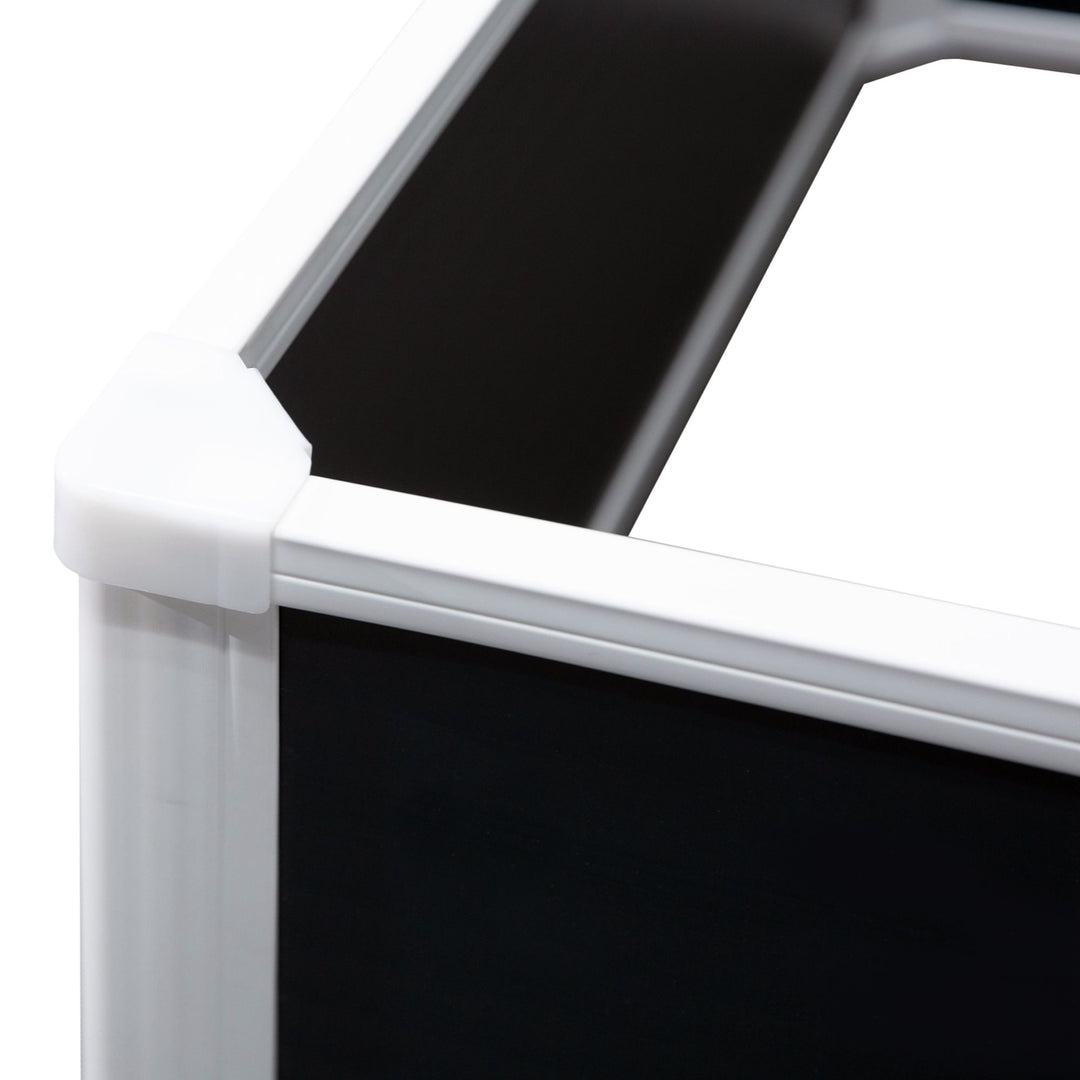 Højbedskasse med dræningsfunktion, beskyttelse mod skadedyr, plastik, grå, 100 x 80 x 30 cm