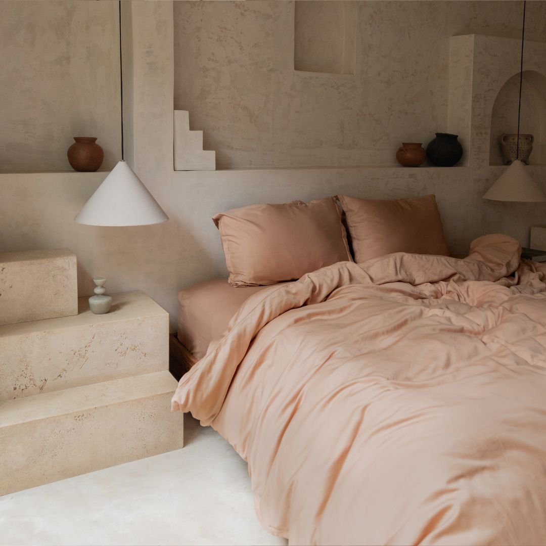 TENCEL™ - Twill Dynebetræk Peach