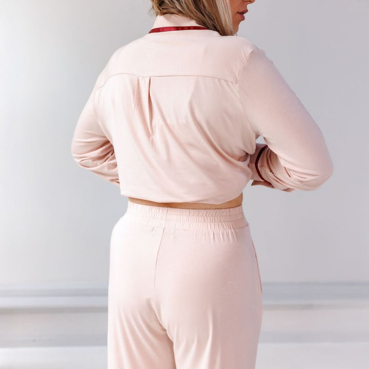 TENCEL™ Pyjamassæt Lang Dames Powder Peach