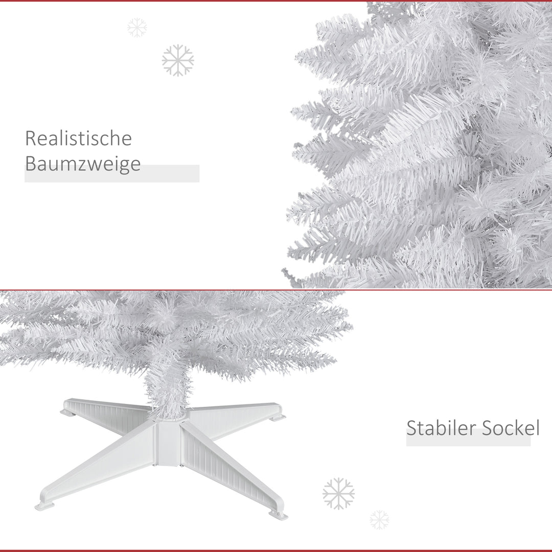 Kunstigt juletræ 180 cm, kunstigt grantræ med 390 spidser, juletræ, juledekoration til indendørs brug