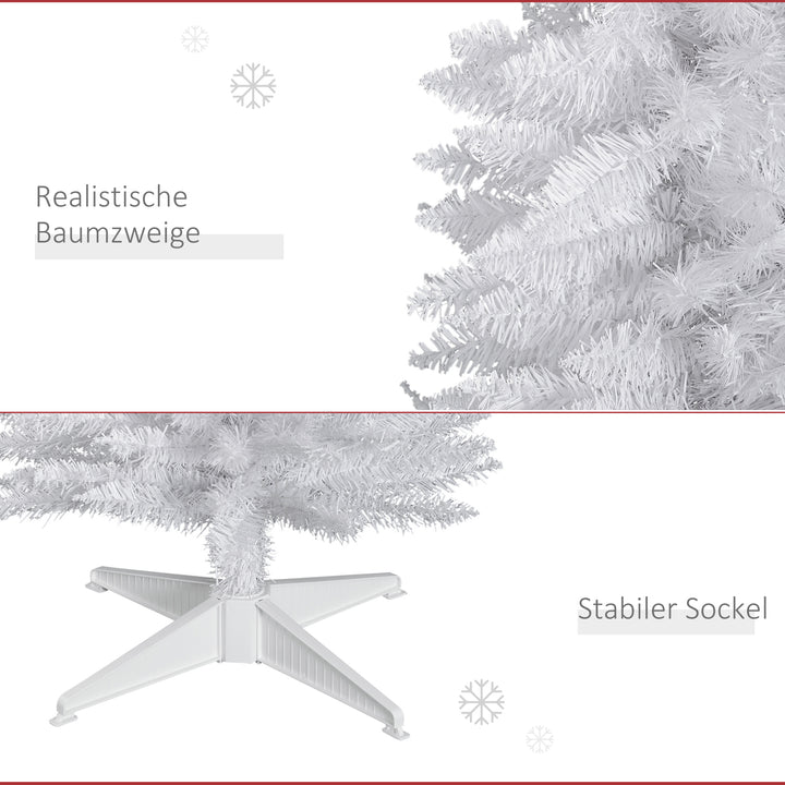 Kunstigt juletræ 180 cm, kunstigt grantræ med 390 spidser, juletræ, juledekoration til indendørs brug