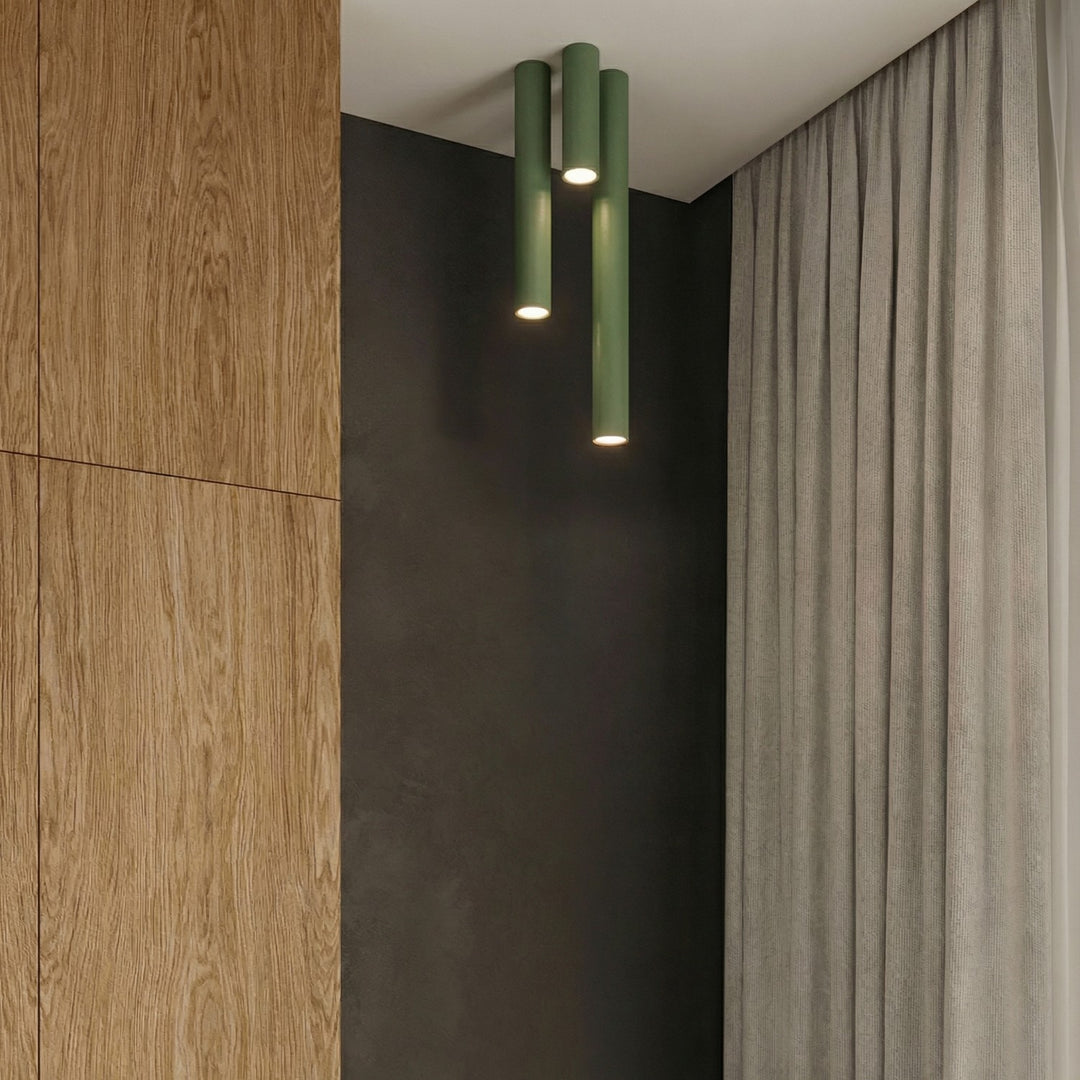 Loftlampe LAGOS 10 olivengrøn