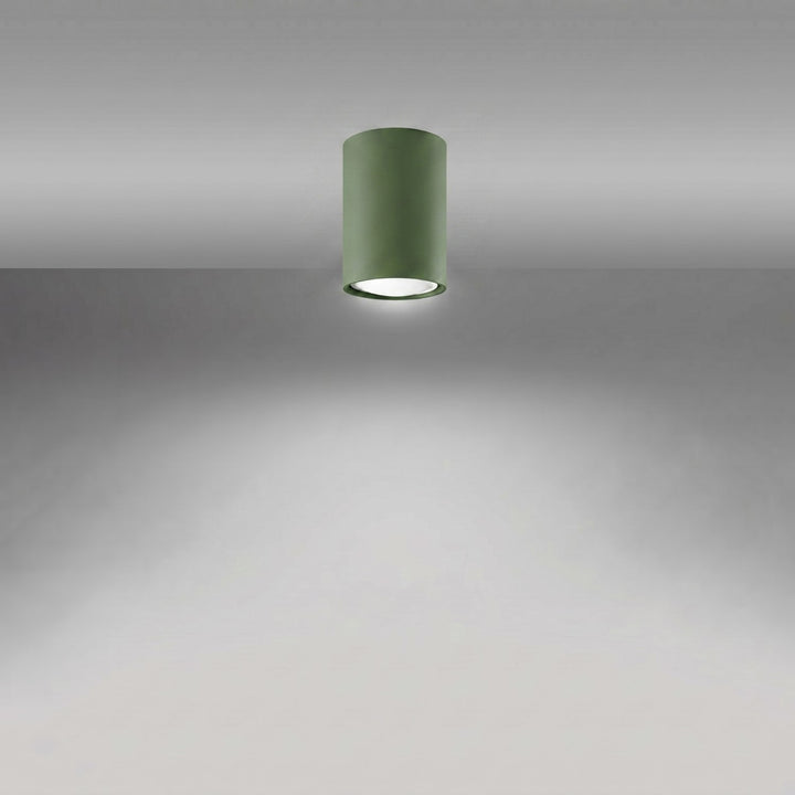 Loftlampe LAGOS 10 olivengrøn