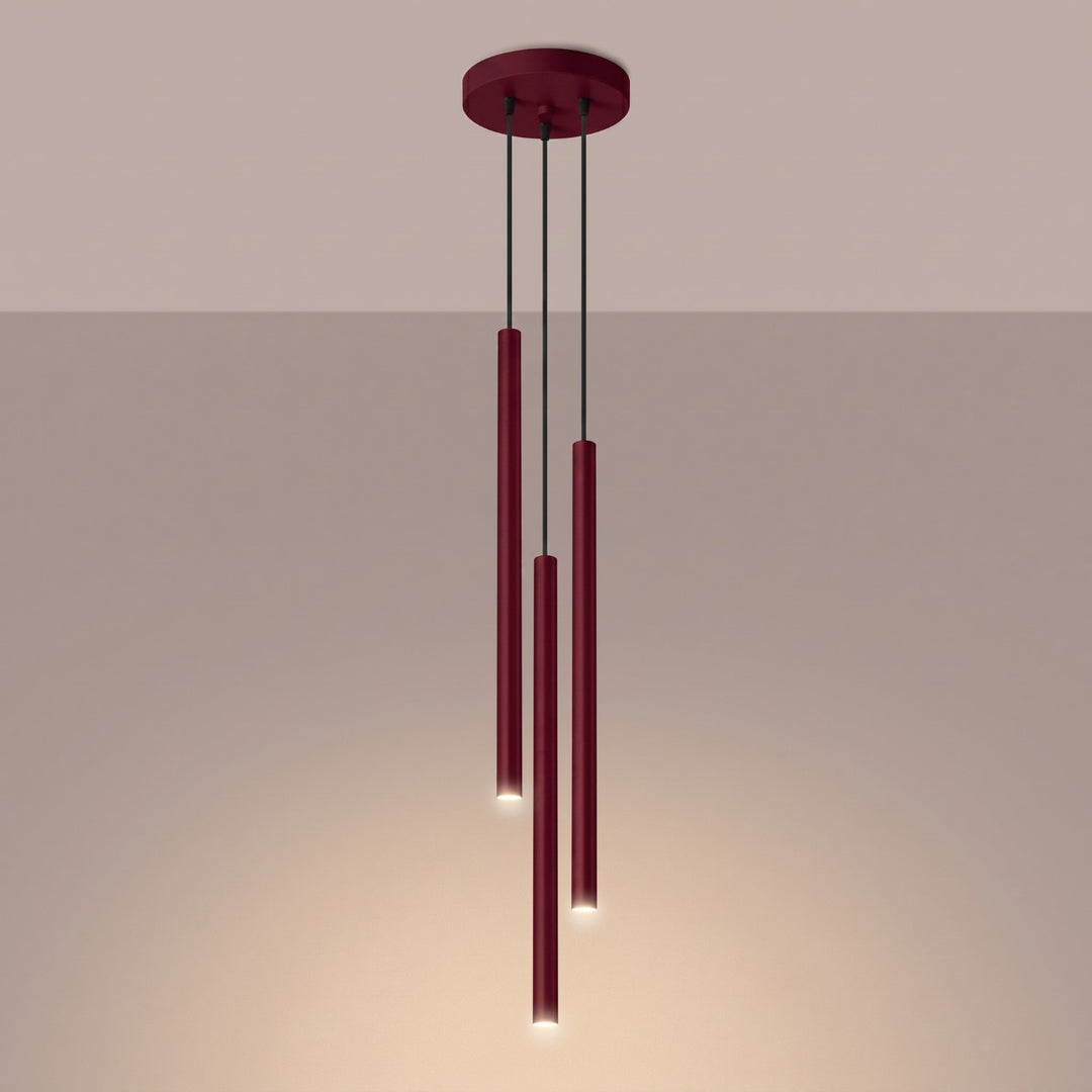 Pendel PASTELO 3P bordeaux