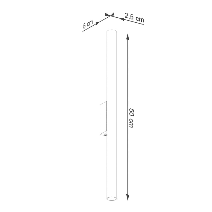 Væglampe PASTELO 2 ultramarin