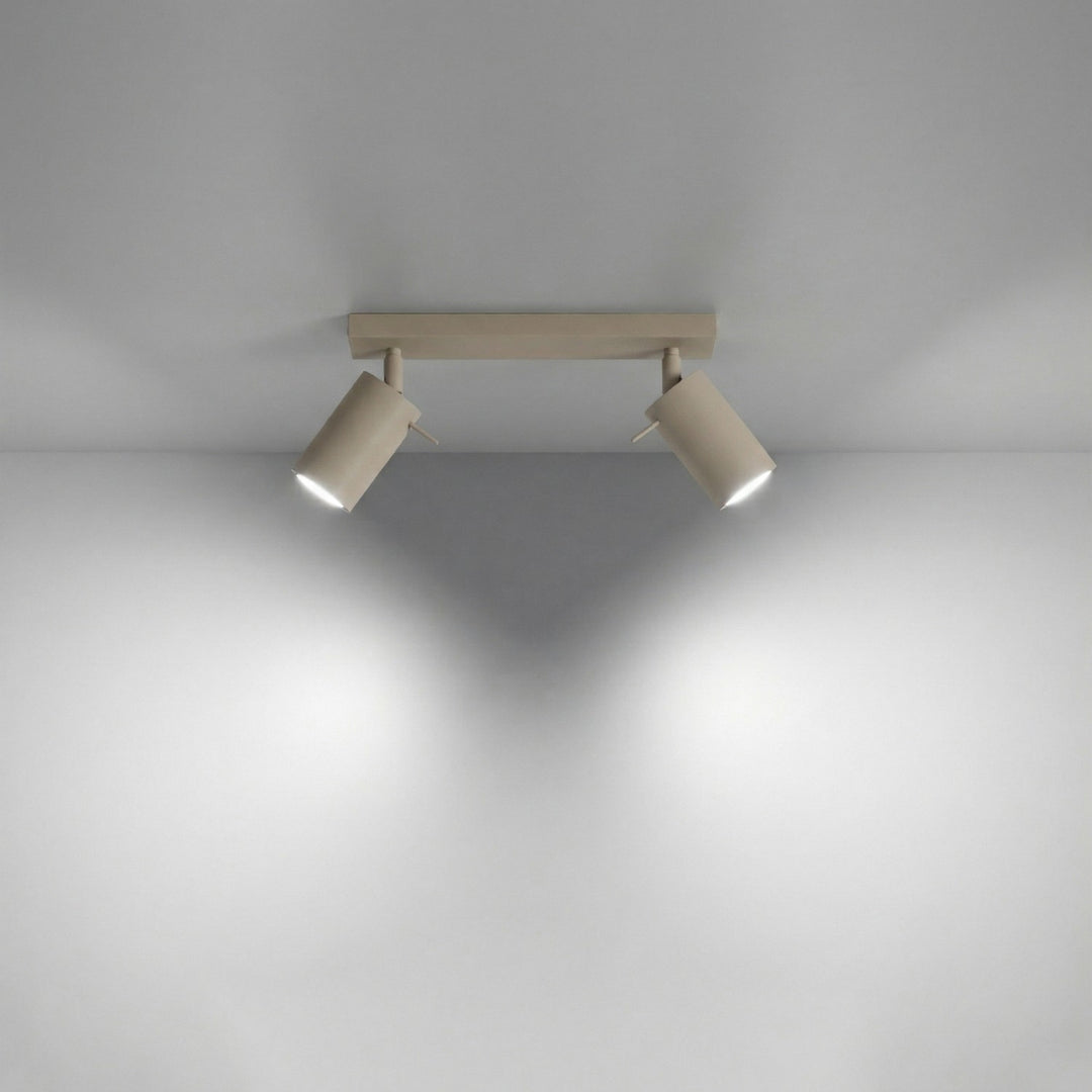 Loftlampe RING 2 gråbrun