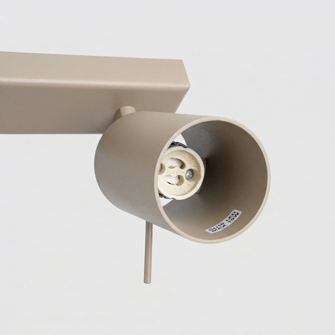 Loftlampe RING 2 gråbrun