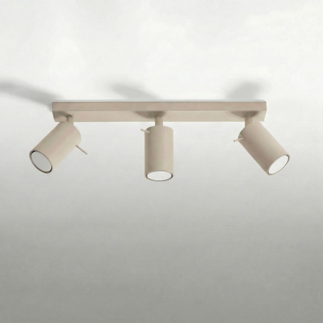 Loftlampe RING 3 gråbrun