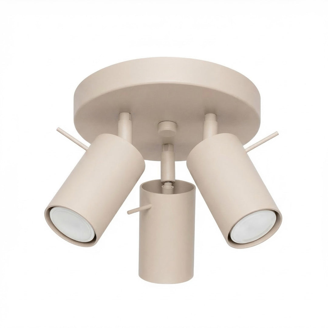 Loftlampe RING 3P gråbrun
