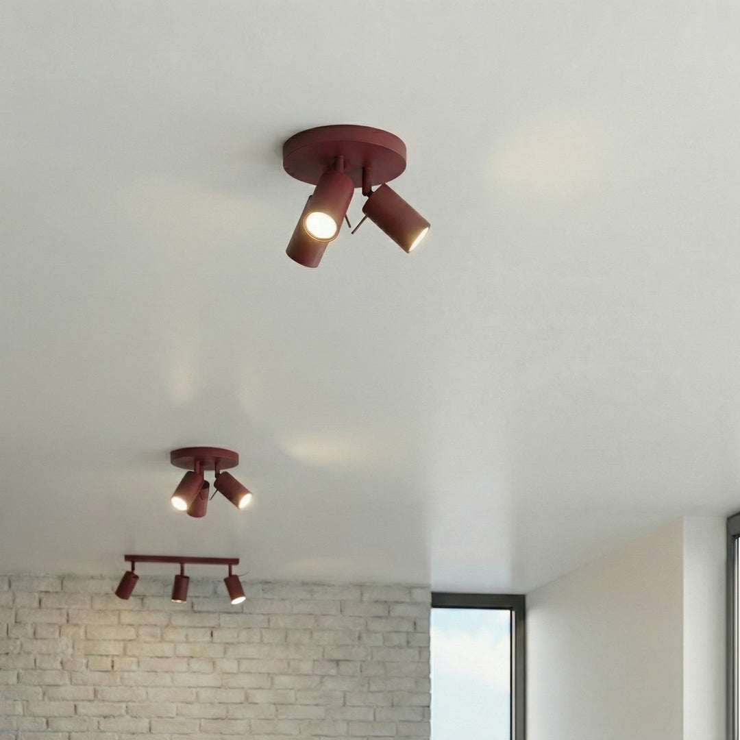 Loftlampe RING 3P bordeaux