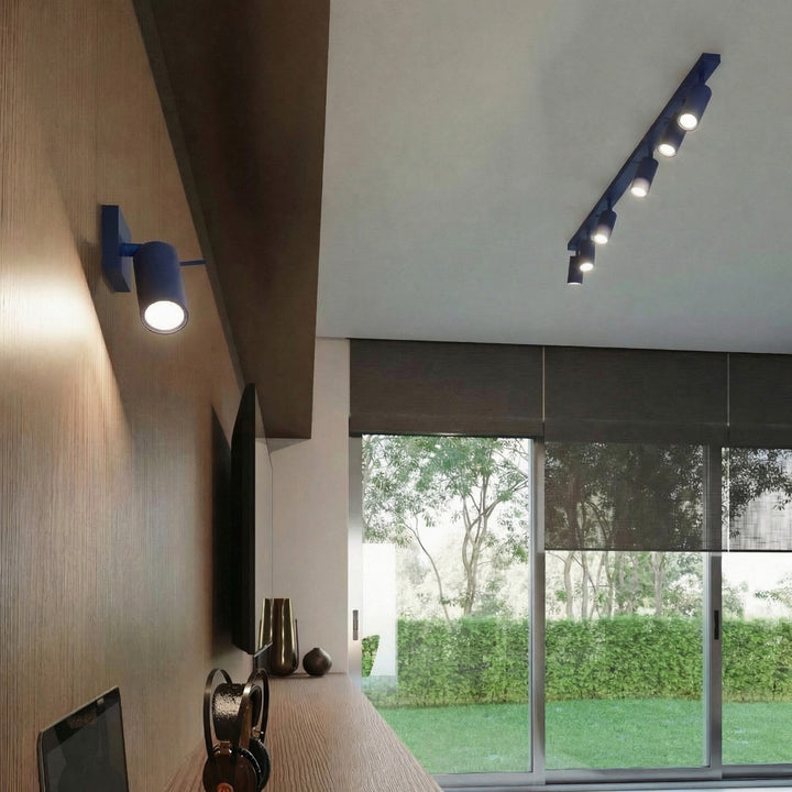 Loftlampe RING 3 ultramarin