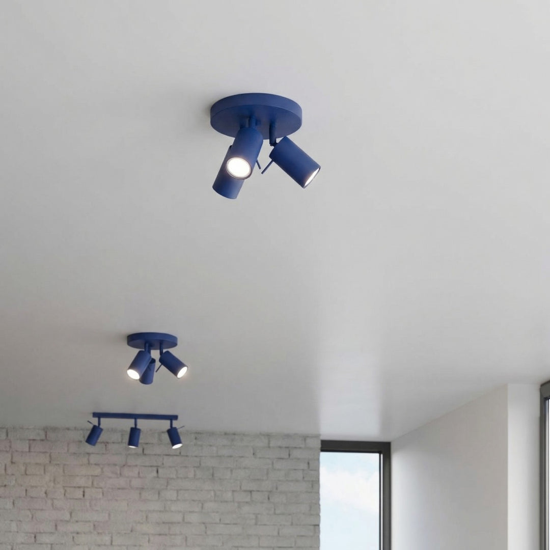 Loftlampe RING 3P ultramarin