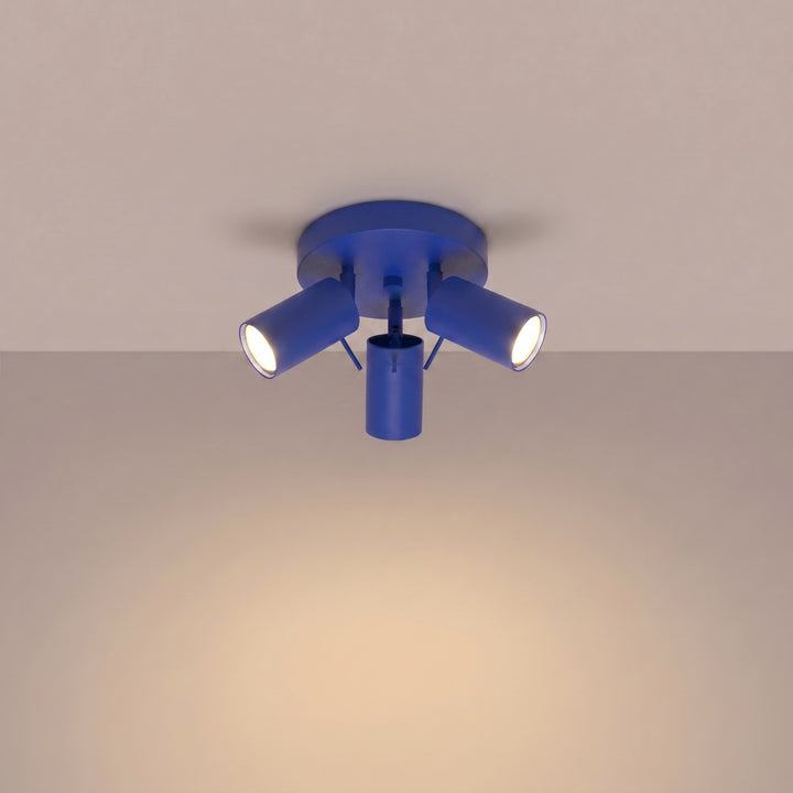 Loftlampe RING 3P ultramarin