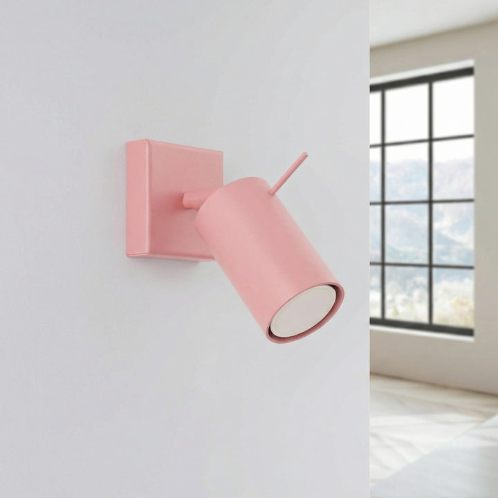 Væglampe RING pink