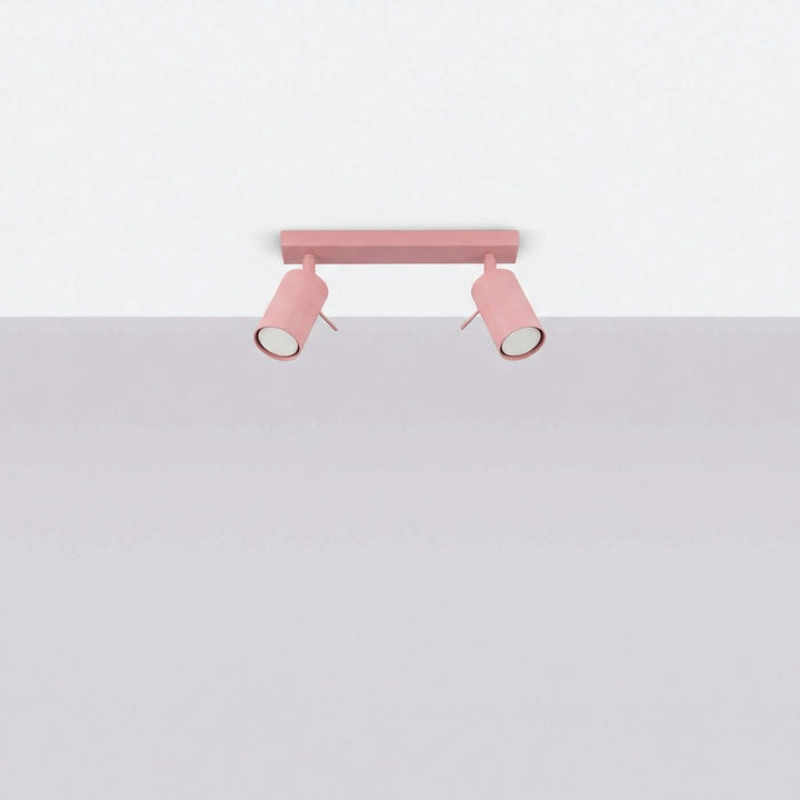 Loftlampe RING 2 pink