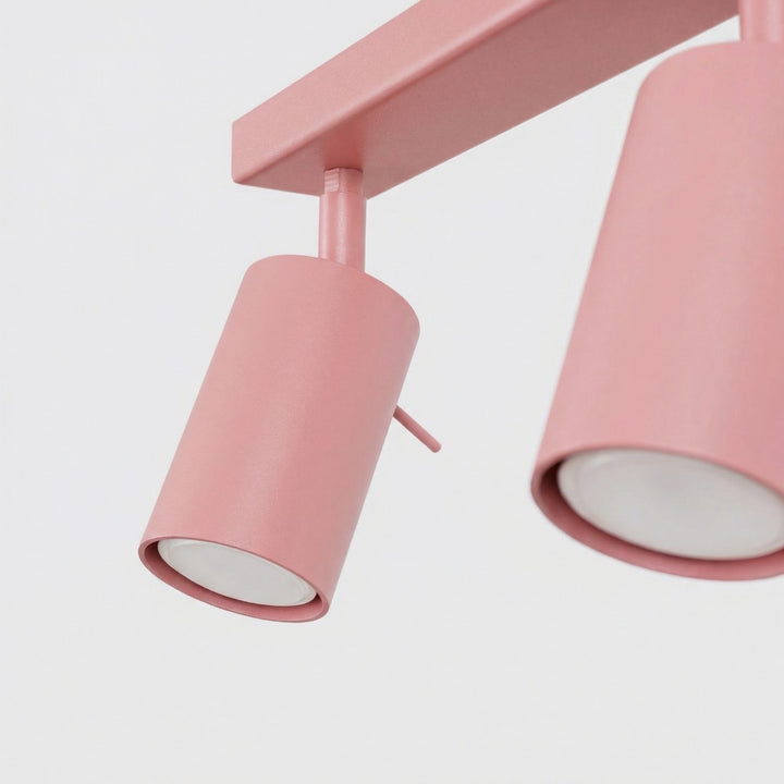 Loftlampe RING 3L pink