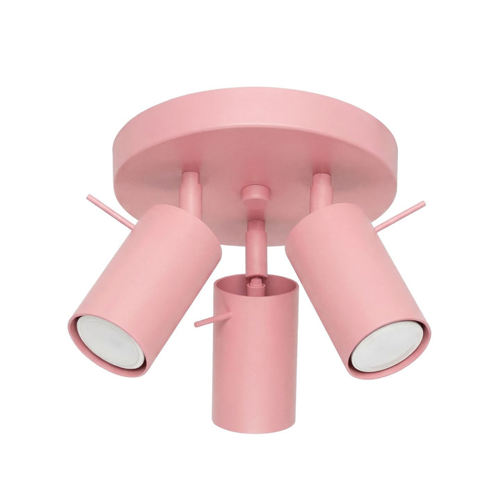 Loftlampe RING 3P pink