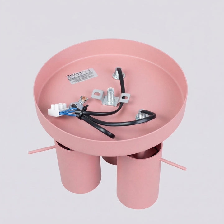 Loftlampe RING 3P pink