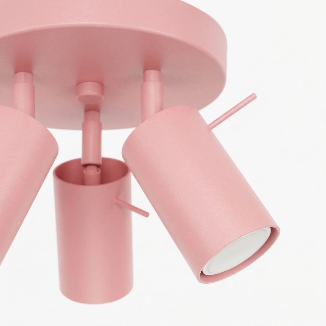 Loftlampe RING 3P pink
