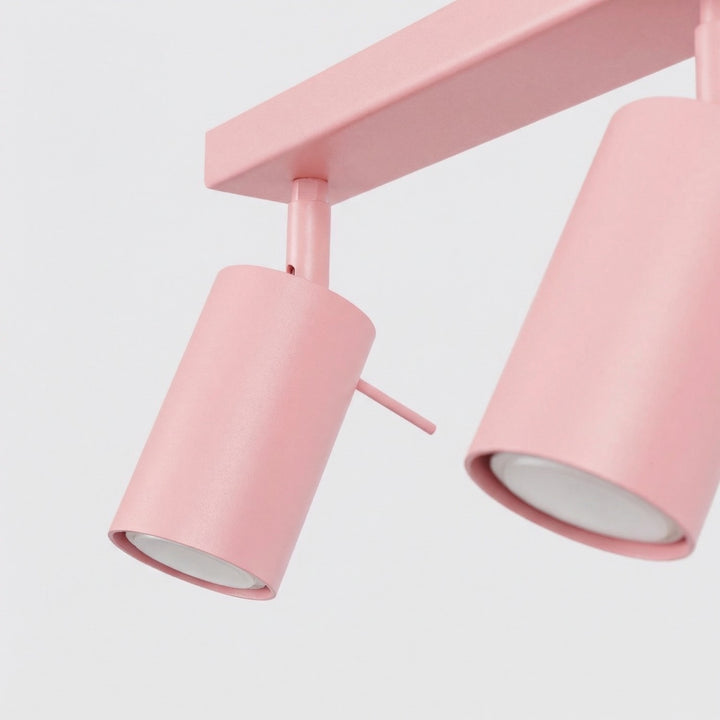 Loftlampe RING 4L pink