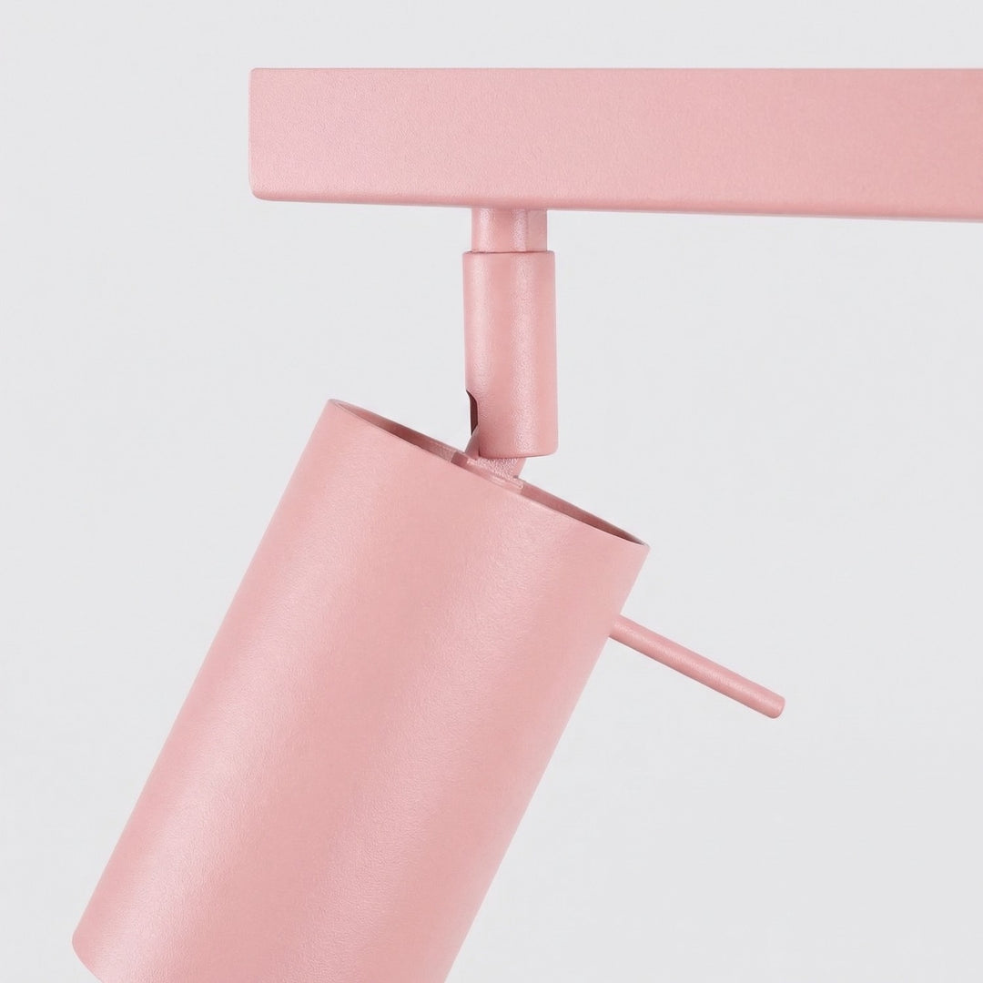 Loftlampe RING 4L pink