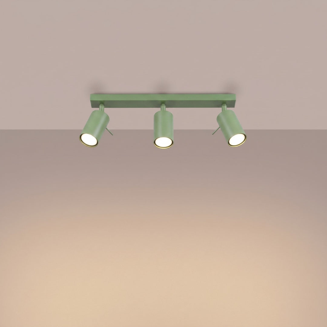Loftlampe RING 3L salvie