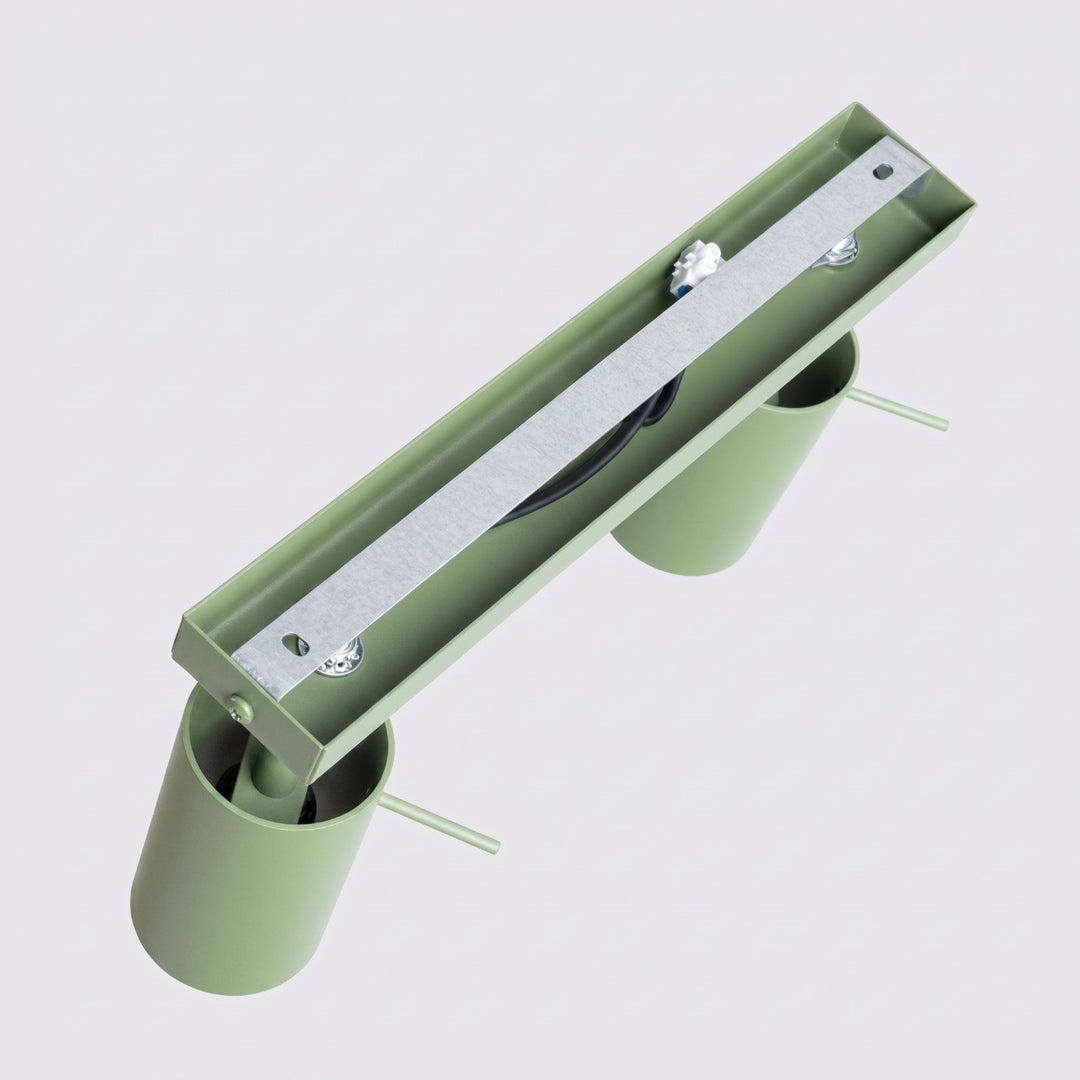 Loftlampe RING 6L salvie