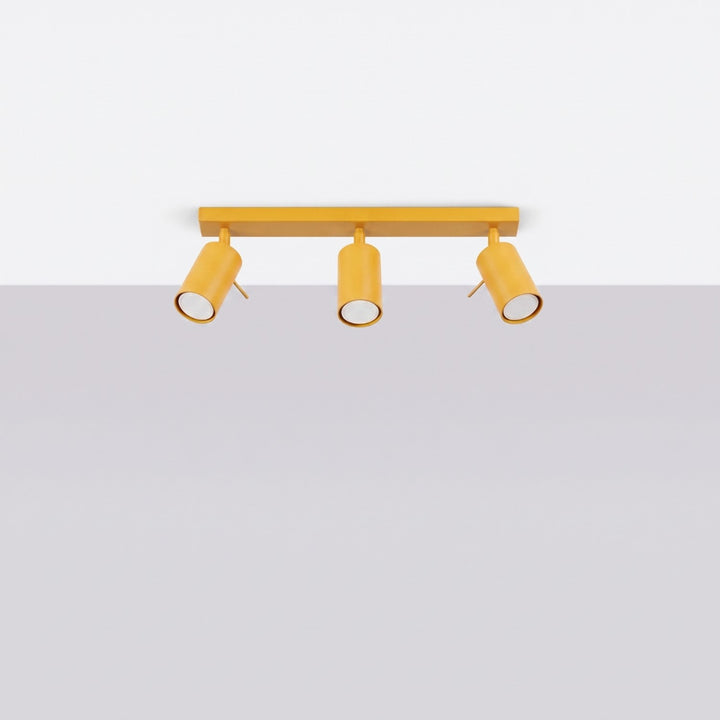 Loftlampe RING 3L gul