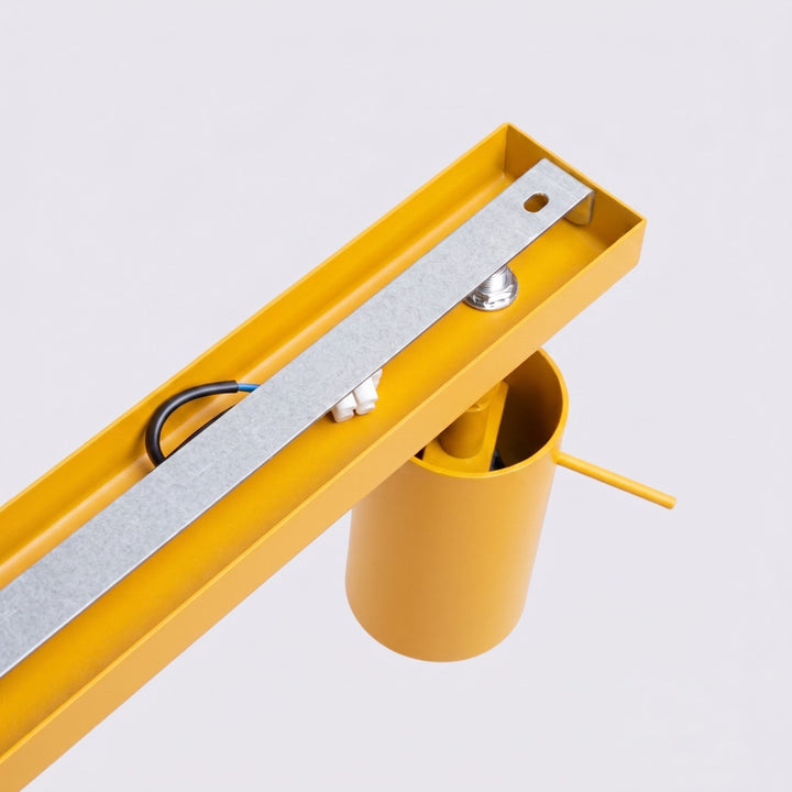 Loftlampe RING 3L gul