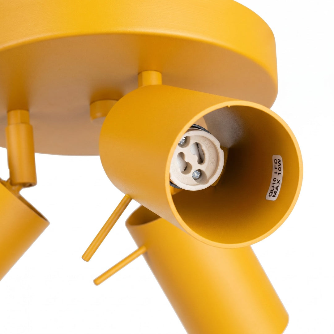 Loftlampe RING 3P gul