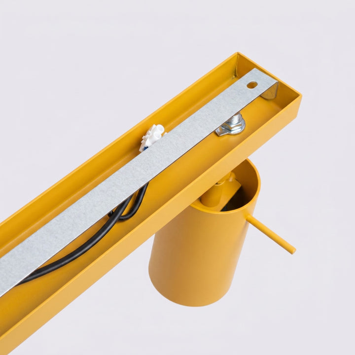 Loftlampe RING 4L gul