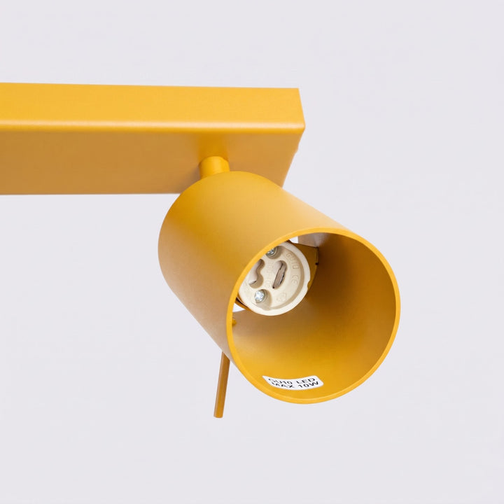 Loftlampe RING 4L gul