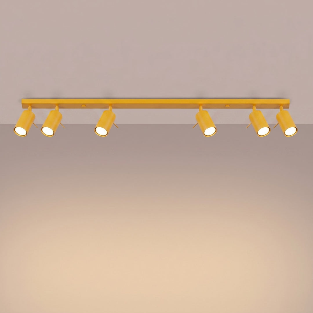 Loftlampe RING 6L gul