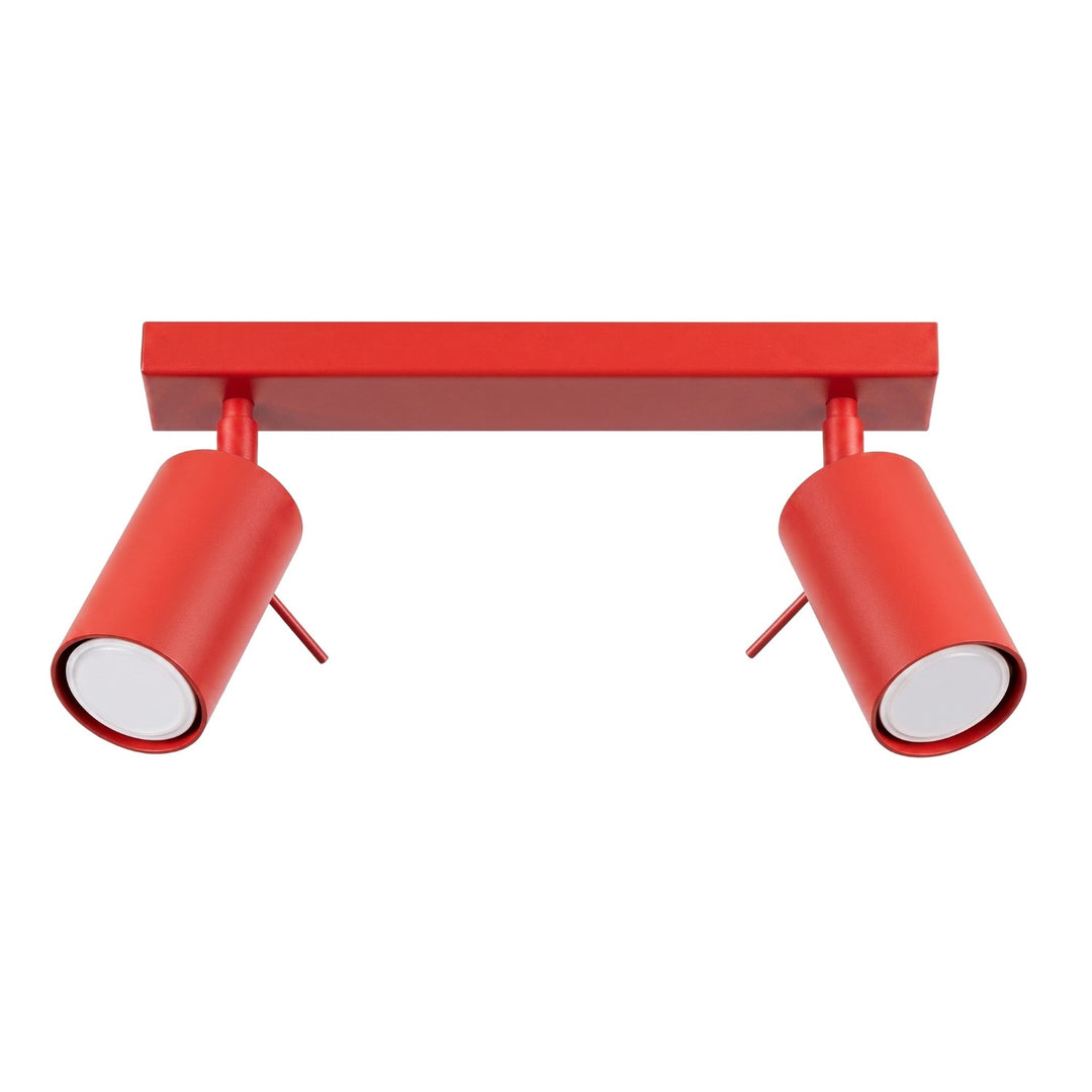 Loftlampe RING 2 rød
