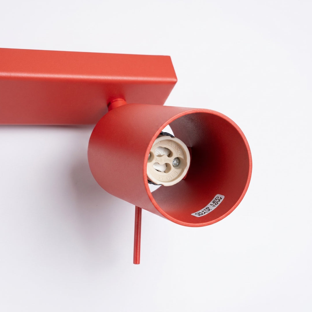 Loftlampe RING 2 rød