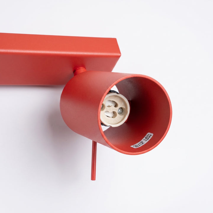 Loftlampe RING 2 rød
