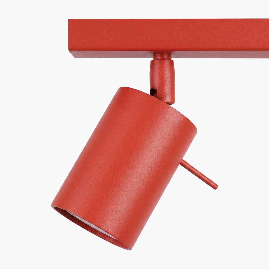 Loftlampe RING 3L rød