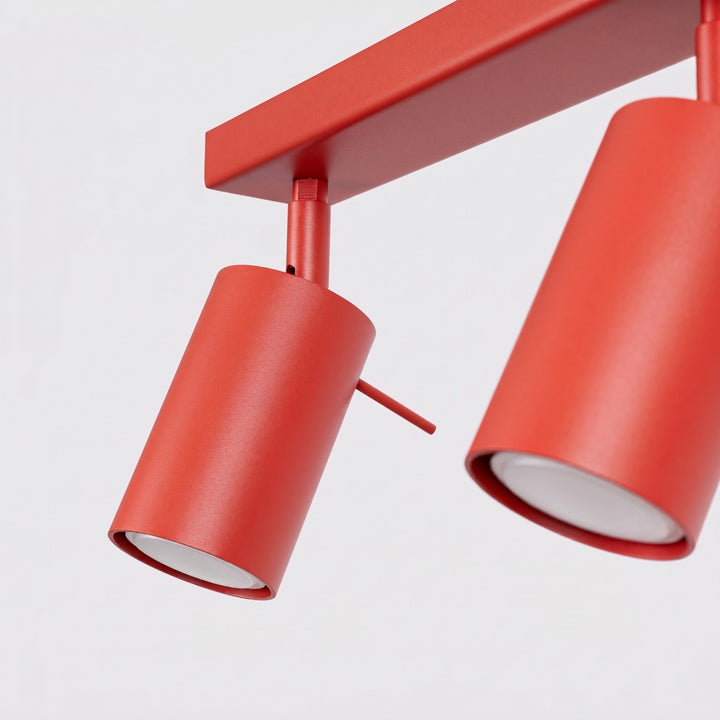 Loftlampe RING 6L rød